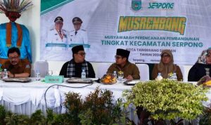 Wakil Wali Kota Tangsel: Usulan Musrenbang di Serpong Sudah Seimbang.(eka) HitzSerpong.com