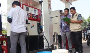 Disperindag Kabupaten Tangerang Cek Alat Ukur SPBU.(Ist) HitzSerpong.com