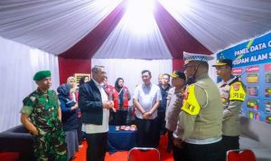 Pastikan Idulfitri Aman, Benyamin Tinjau Pos Pantau Lebaran.(ist) HitzSerpong.com