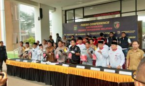 Pembubaran Aktivitas Beribadah, Ketua RT dan 3 Warga Ditangkap Polres Tangsel.(eka) HitzSerpong.com