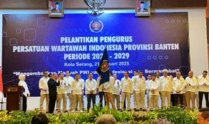Pengurus PWI Banten Resmi Dilantik.(ist) HitzSerpong.com