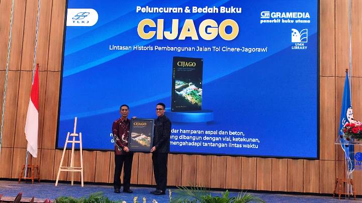 UMN, PT TLKJ, dan Gramedia Luncurkan Buku CIJAGO.(Foto: Eka/HitzSerpong.com) HitzSerpong.com