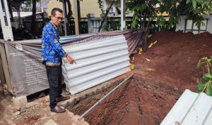 Contoh lubang biopori di Kelurahan Lengkong Karya, Serpong Utara.(Foto: Eka/HitzSerpong.com) hitzserpong.com