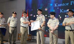 Kantah Tangsel Borong 7 Penghargaan di Rakerda BPN Banten.(Foto: Istimewa) HitzSerpong.com