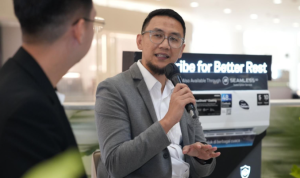 dr. Bobby Arfhan Anwar, Sp.JP(K), FIHA, berbagi tips menggunakan air conditioner untuk menjaga kesehatan tubuh di acara NEXTHOME by MODENA.(Foto: Istimewa) hitzserpong.com