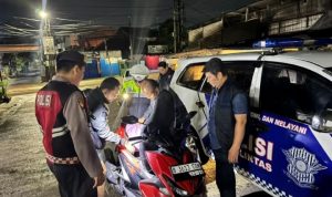 Polsek Kelapa Dua menggelar razia tengah malam di perbatasan Tangerang guna mencegah aksi begal, tawuran, narkoba, dan kriminalitas jalanan. (Dok laman Polres Tangsel) hitzserpong.com
