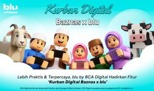 blu by BCA Digital Hadirkan Fitur ‘Kurban Digital Baznas x blu’.(Foto: Istimewa) hitzserpong.com