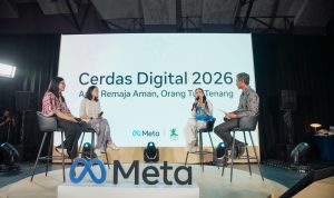 Sesi Talkshow mengenai “Pola Asuh Cerdas di Era Digital” yang dimoderatori oleh Andy Ardian, Koordinator Nasional ECPAT Indonesia, bersama dengan Ersa Mayori, Selebriti dan Orang Tua; Esther Samboh, Kepala Kebijakan Facebook & Messaging, Meta Asia Pasifik; dan Nanci Laura, Analis Kebijakan Madya Direktorat Jenderal Pengawasan Ruang Digital Kementerian Komunikasi. hitzserpong.com