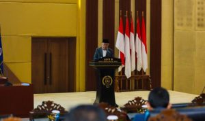 Wali Kota Tangerang Selatan, Benyamin Davnie, saat Rapat Penyampaian Rancangan Peraturan Daerah (Raperda) Pertanggungjawaban Pelaksanaan APBD Tahun Anggaran 2025 di Gedung DPRD Kota Tangerang Selatan, Kecamatan Setu, Senin 15 Juni 2026. (Ist) hitzserpong.com