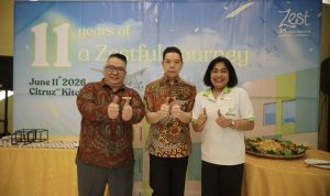 Zest Airport Jakarta Rayakan HUT ke-11, Perkuat Komitmen Layanan Terbaik bagi Tamu.(Foto: Istimewa) hitzserpong.com