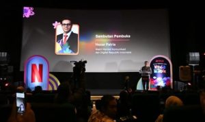 Wamen Komdigi Nezar Patria mengajak keluarga Indonesia menghidupkan budaya menonton bersama atau co-viewing untuk memperkuat komunikasi keluarga dan melindungi anak di ruang digital. (Dok: Komdigi RI/Ardi) hitzserpong.com