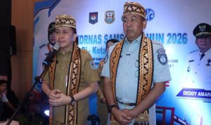 Dirjen Keuda Fatoni minta daerah maksimalkan PKB & BBNKB lewat pemutihan, relaksasi pajak, dan perluasan Samsat digital di Rakornas Samsat 2026 Bandar Lampung.(Ist) hitzserpong.com