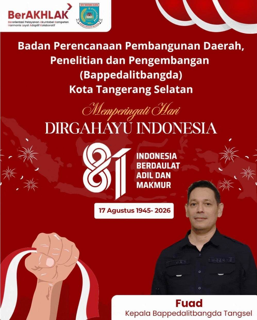 BAPEDALITBANGDA HUT RI 81