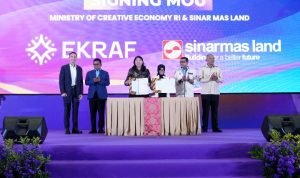 Sinar Mas Land Jalin Kerja Sama dengan Kemenekraf Bekraf RI, Perkuat Ekosistem Ekraf di KEK ETKI Banten.(Foto: Istimewa) hitzserpong.com